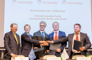The EIB Group signs the first guarantee agreements in Georgia, Moldova and Ukraine under the EU4Business initiative