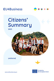 Citizens' Summary 2023: Інформація для малого та середнього бізнесу