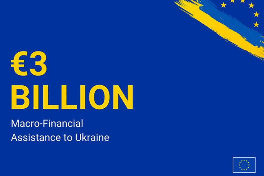 European Commission disburses first €3 billion of its part of G7 loan to Ukraine